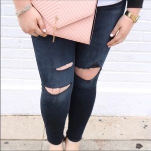 Good American Distressed Jeans Size 22 plus